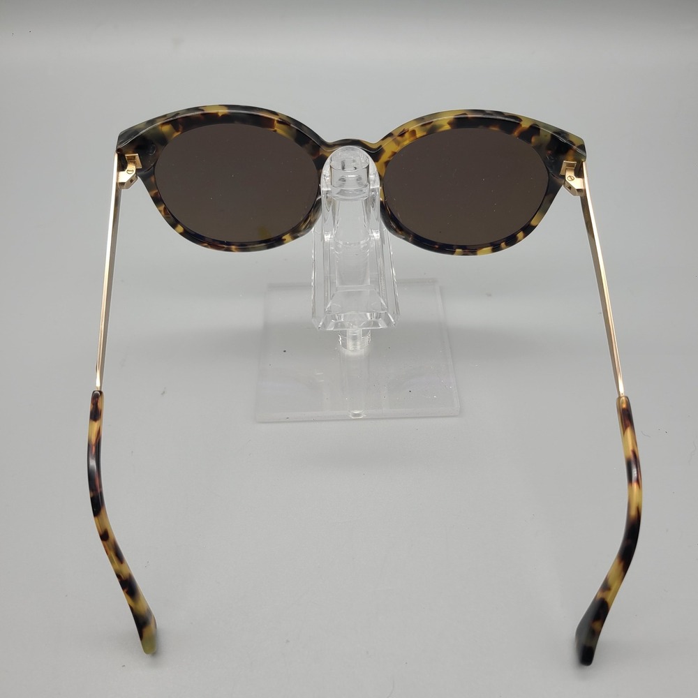 Balenciaga BA76-D Sunglasses Havana Tortoise Gold Cat Eye Made in Italy - Picture 6 of 11